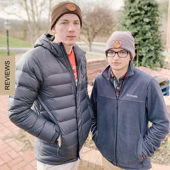 Lost Creek Co. Leather Patch Beanie Toboggan - Picture 5 of 7